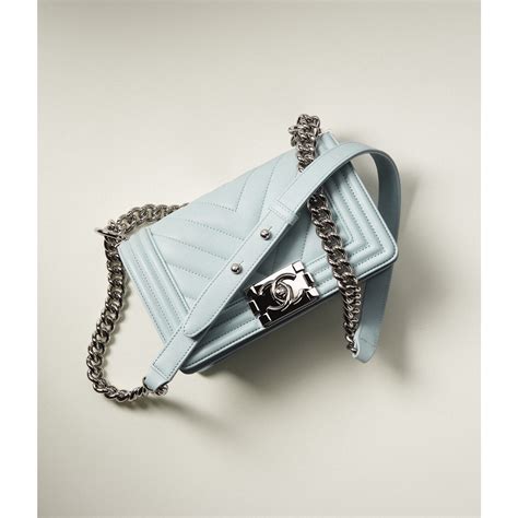 chanel boy 8 calfskin|Small boy chanel handbag, Calfskin & silver.